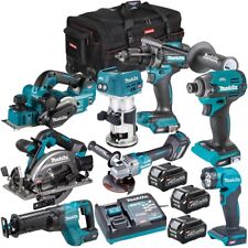 Makita 40V XGT 8 Piece Brushless Combo Tool Kit 3 x 2.5Ah Battery T4TKIT-16047
