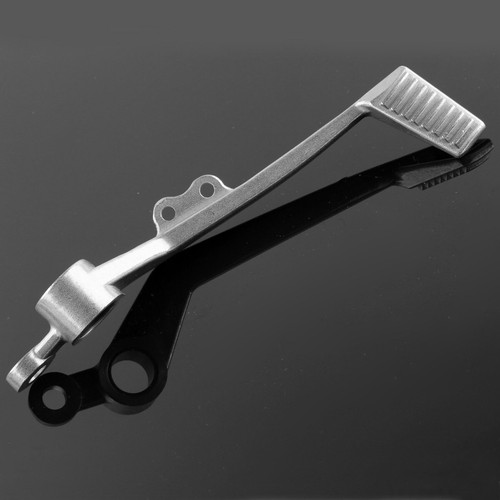 Silver motorcycle rear brake - motorcycle,