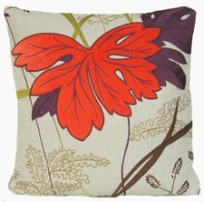 Leaves Cushion Cover Appliqué