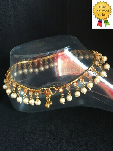 Anklet pearl diamante - anklet, jingle