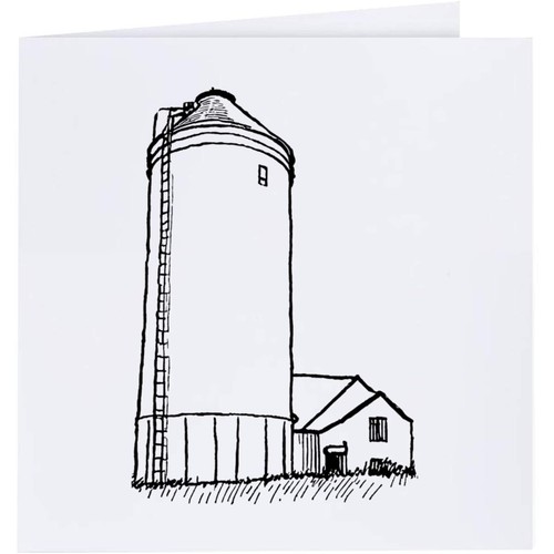 Grain silo greeting cards - silo',