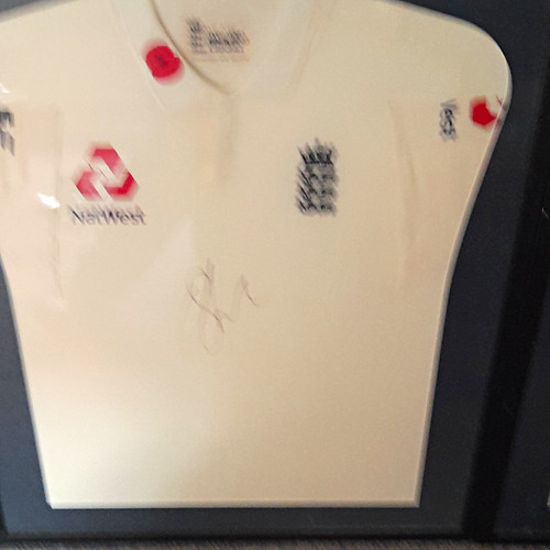 England cricket autographed - england,