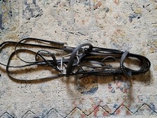 XFS Extra Full Size Black Double Bridle inc Reins & Bits