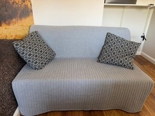 IKEA LYCKSELE LÖVÅS 2-Seater Sofa Bed, Knisa light grey