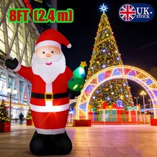 Giant Blow Up Sant Claus 8FT