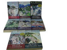 M.C. Beaton 8 Hamish Macbeth small paperback book bundle murder mystery Free P&P
