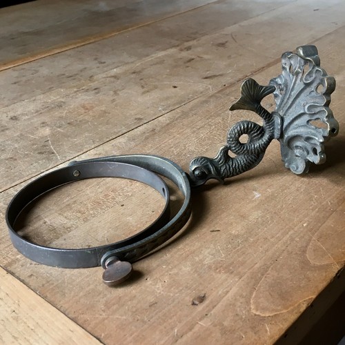 Antique brass ships gimbal - antique,