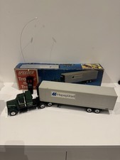 Vintage Asahi No 7841 Speeder Radio Controlled Tractor And Trailer - Working