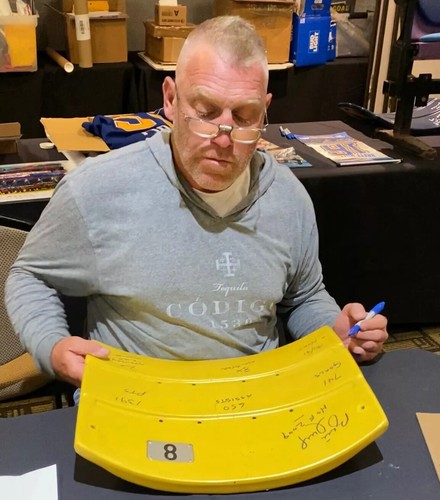 Brett hull signed louis - signed, st.