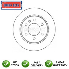 1x Brake Disc Rear Borg & Beck