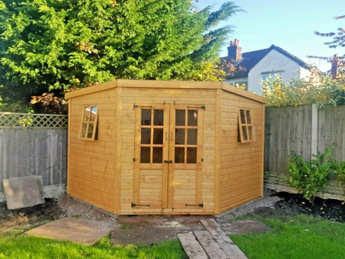 9x9ft corner summerhouse - summerhouse,