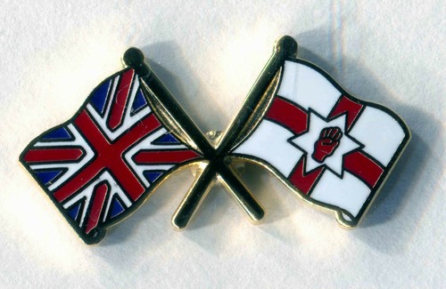 Union jack ulster lapel - ulster,