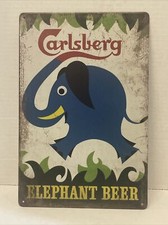 Carlsberg Beer Sign Tin Metal