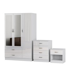 3 Piece High Gloss Bedroom