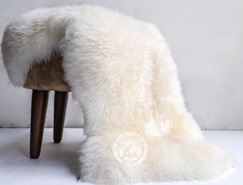 Real sheepskin rug natural - sheepskin,
