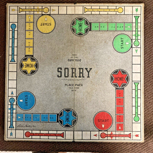 Vintage sorry game board - sorry,