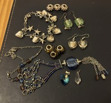 Job Lot Vintage Murano Glass and Crystal Costume Jewellery