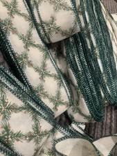 Christmas Ribbon Wired Edge