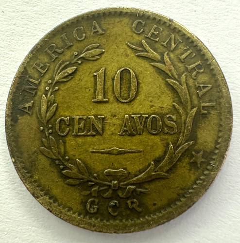 1918 costa rica centavos - 1918, 10
