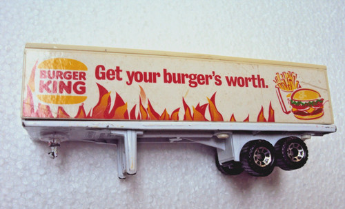 Vtg matchbox burger king - matchbox,