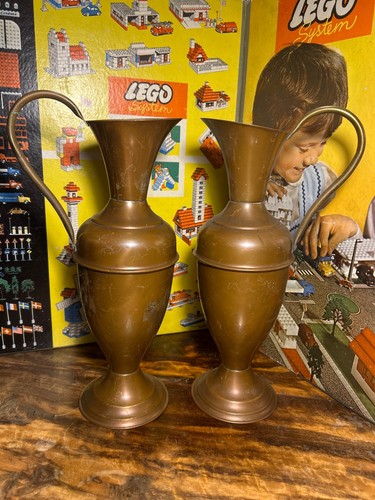 Vintage copper pitcher jug - 2x,