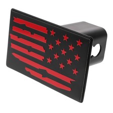 American Flag Metal Trailer
