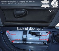 GREY STITCH 2X DOOR CARD TRIM