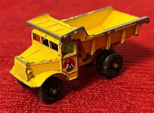Lesney tipper truck - lesney, yellow