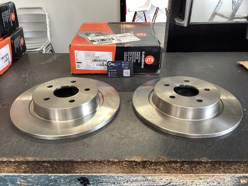 Brake discs pair solid - brake,