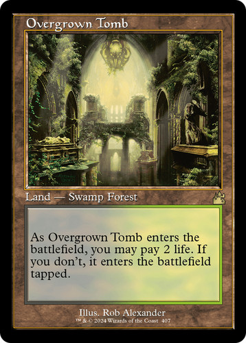 Mtg overgrown tomb - overgrown,