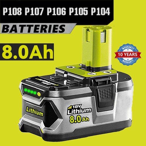 18v 0ah lithium - 8.0ah, battery