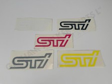STi Decal Subaru Impreza Rally