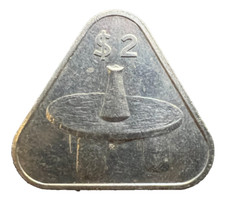 Cook Islands "Elizabeth II" (3rd Portrait) $2 Dollars Coin 1987-1994