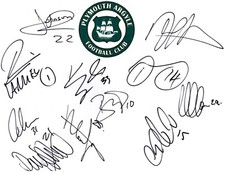 Plymouth Argyle autographs on