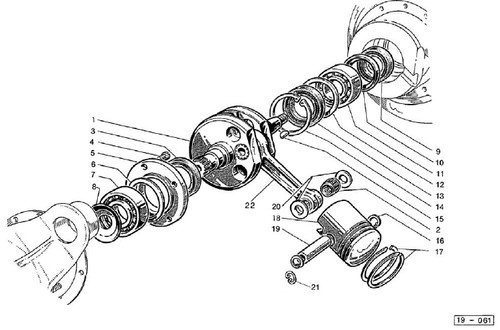 Bearing crank shaft bearing