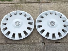 VAUXHALL MERIVA 15" WHEEL TRIM X 2 HUB CAP  GENUINE CORSA 93325245LC