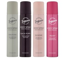 Designer Fragrances 4Pack Body Spray 100ml Only You, Black Poppy, Bloome, Peony