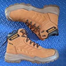 DEWALT Livingston Size 10 Wheat Waterproof Steel Toe Cap Safety Boots 