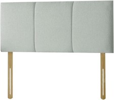 Headboard Plush Fabric Padded Lined Divan Bed Bedroom Furniture 20" Height