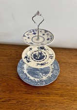 Stunning Blue and White 3 Tier