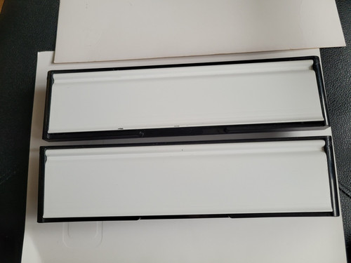 White colour outside - colour, flap