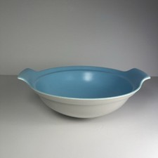 Poole Pottery - Blue & Grey Twintone - Serving Bowl / Veg Dish / Salad -  23cm