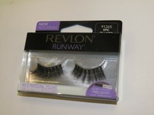 REVLON FALSE EYE LASH LASHES EYELASHES EYELASH RUNWAY 91265 EPIC 2X LAYER