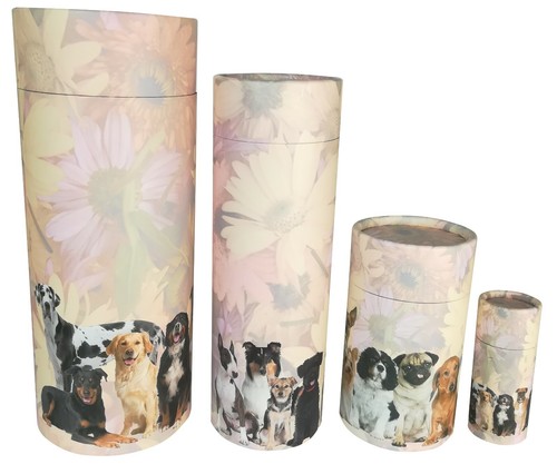 Scatter tube for - ashes, dog