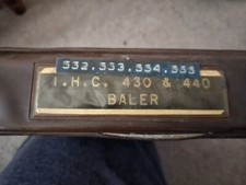 ORIGINAL INTERNATIONAL 430 440 Baler 552 553 554 TRACTOR IH parts Manual book