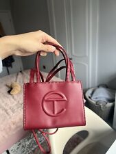 Authentic Telfar Shopping Bag Small Oxblood