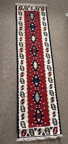 Vintage balkan kilim runner - vintage,