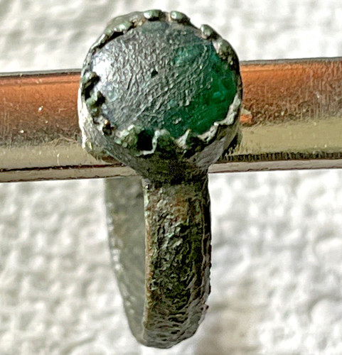 Ancient bronze ring - bronze,