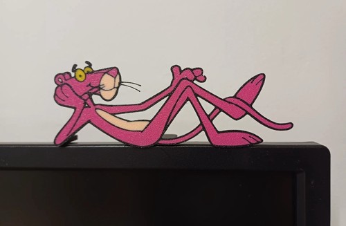 Pink panther monitor display - panther,