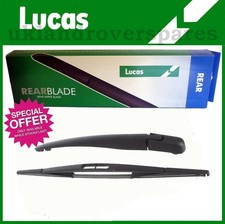 VAUXHALL CORSA HATCH REAR WIPER ARM AND BLADE 2000 to 2007 LUCAS QUALITY 16"